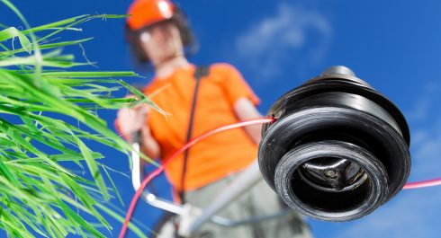 Safe Grass Cutting with strimmers and push pull mowers